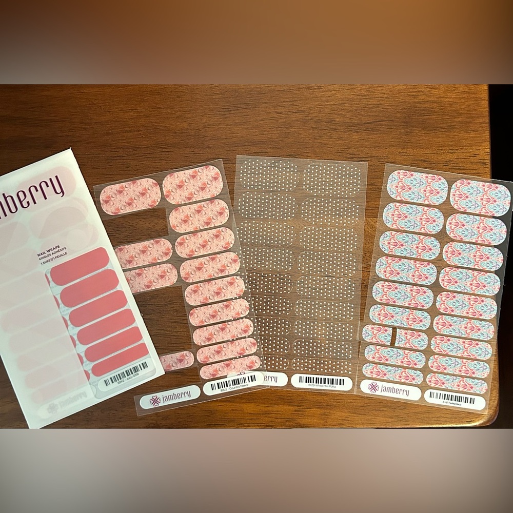 Jamberry bundle- new and partial sets